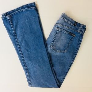 7 for All Mankind Jeans Sz 32 Flare Mid Rise M51P